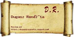 Dugasz Renáta névjegykártya
